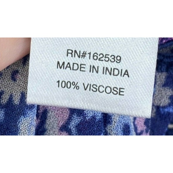 Super Natural Georgette Vannes Top Large - Picture 4 of 4